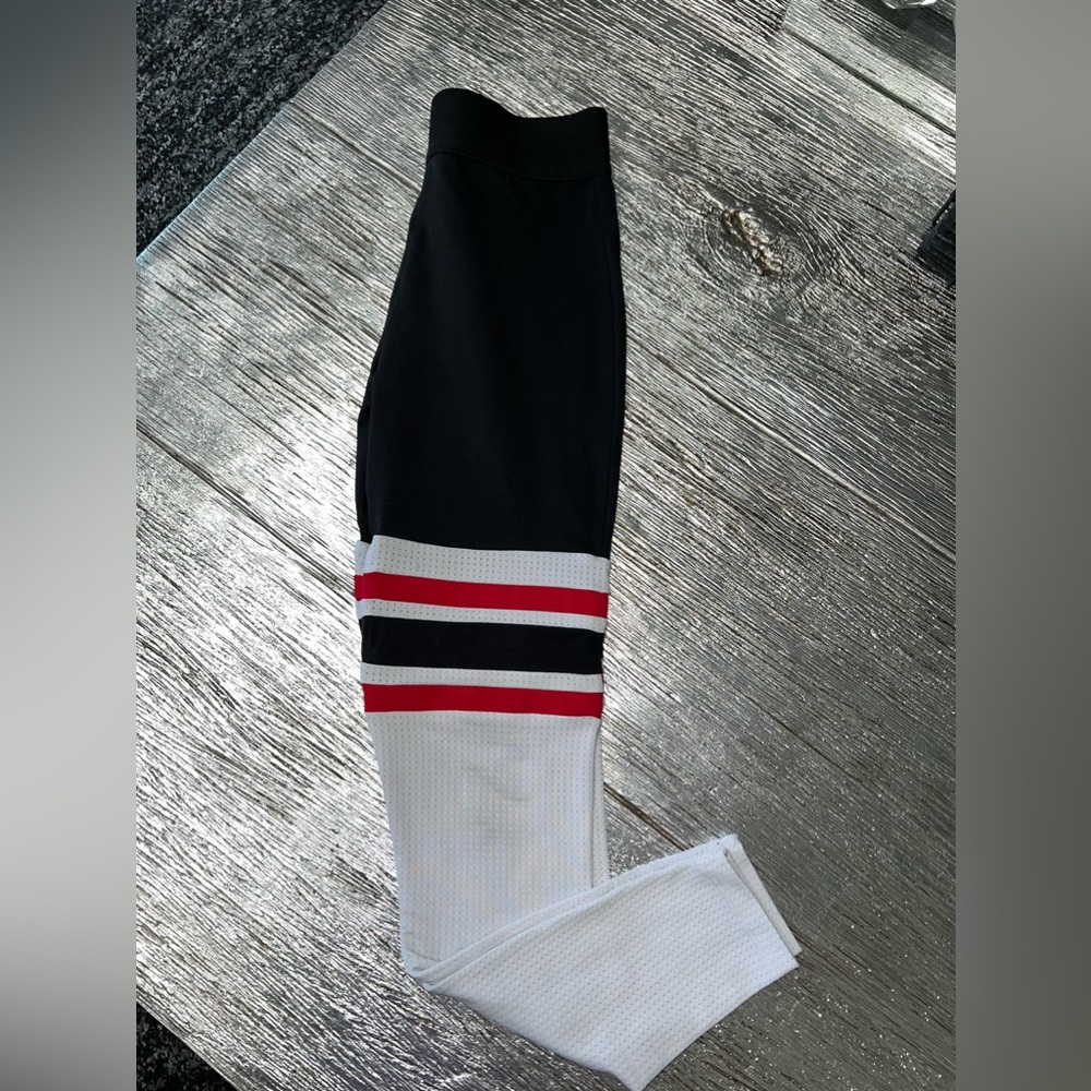 Bombshell Sportswear, size X Small Leggings, Black Thigh-Highs